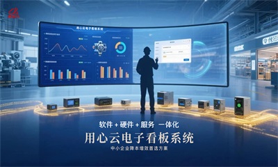 用心云MES动态--电子看板系统选用心云！硬件+软件+服务，中小企业数字化管理降本增效！