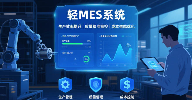 用心云MES动态--常州用心软件轻MES系统：赋能机电 / 电机行业数字化转型，破解生产管理难题