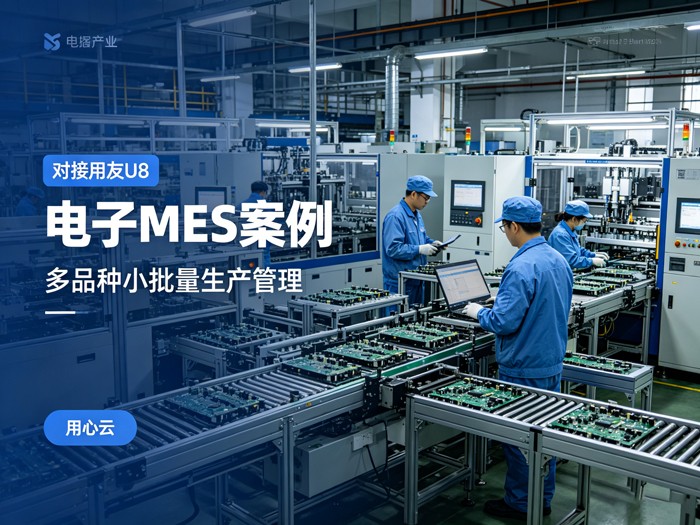 用心云MES动态--江苏迪*特电子案例：用心云MES对接用友U8，破解车间黑匣子