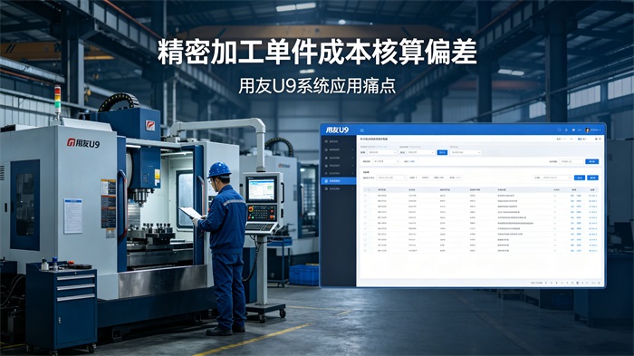 用心云MES动态--精密加工上了U9，单件成本还是算不准？*艺精密上线用心云MES，让工序工时自动回写、成本核算一目了然