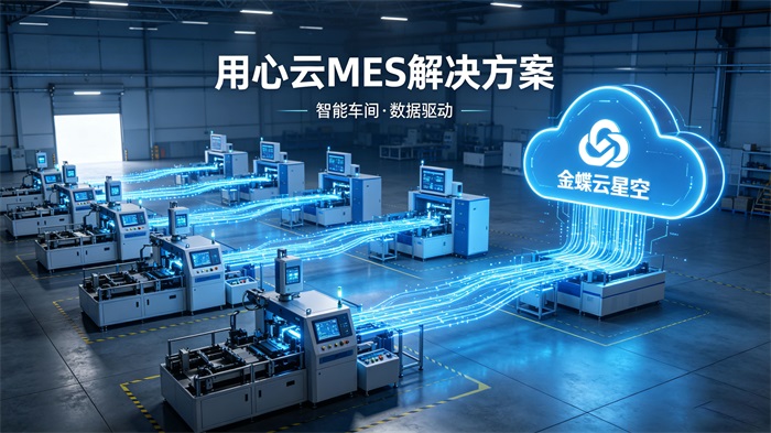 用心云MES动态--上了金蝶云星空erp，车间还是“信息孤岛”？今*精密机电上线用心云MES，打通生产与财务的数据壁垒