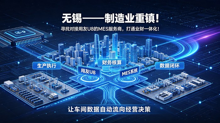 用心云MES动态--无锡MES服务商推荐：用心云MES无缝对接用友U8，打通业财一体化